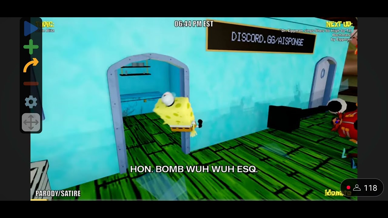 MASSIVE meltdown on April first AI sponge rehydrated lags hard. Entire clip