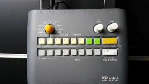 Criando um pattern no Korg KR MINI  By Korgman