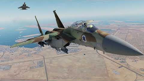 DCS world israel air force air strike iran air base cinematic
