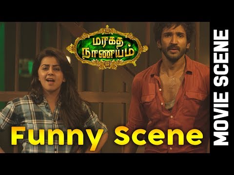 maragadha-naanayam---funny-scene-|-aadhi-|-nikki-galrani