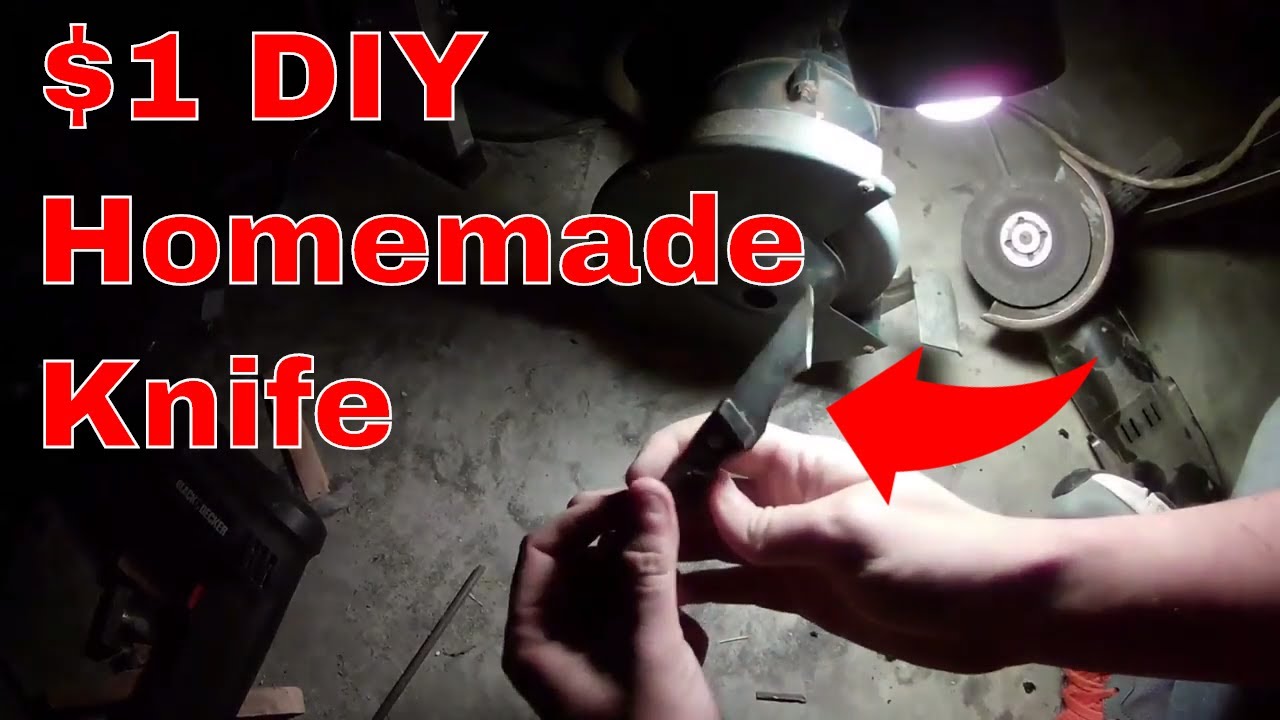 Making Useful Knives from Dollar Store Junk (Part 1) YouTube