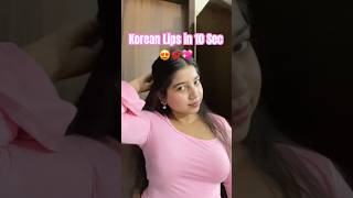 Trying Korean Lips with MARS Love Track Lip Tint 💋#KoreanLips #MarsLipTint #Shorts