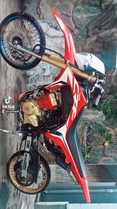 modifikasi Supermoto ban cacing 17 senggol dong