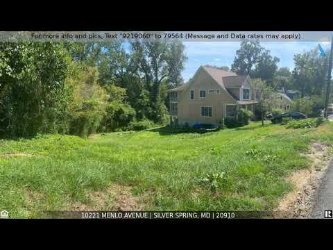 10221 Menlo Avenue, Silver Spring, MD home video tour