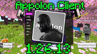 Appolon Client for Minecraft Pocket Edition 1.26.13 Latest version Best Hacked Client 🔥