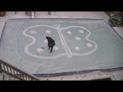 Rink Art For The Butterfly Children Of Canada