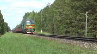 Latvian Diesel Locomotive 2M62, 2M62U. Part 1.