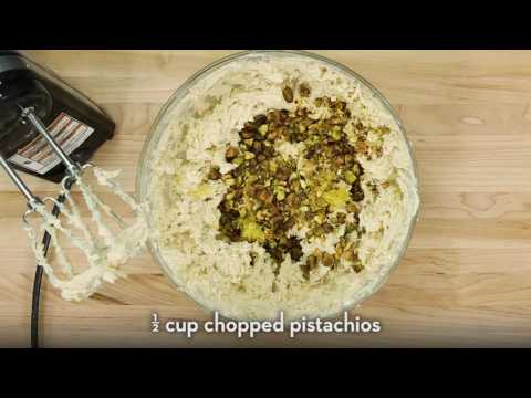 Cranberry, Lemon & Pistachio Shortbread Holiday Cookies | Cake Mate