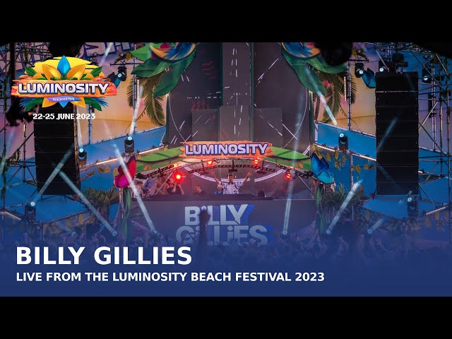 Billy Gillies live at Luminosity Beach Festival 2023 #LBF23 class=