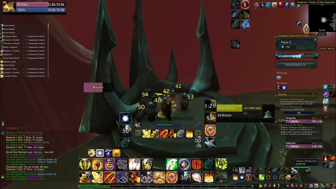Perfect The Upper Reaches Layer 9 Solo Retribution Paladin