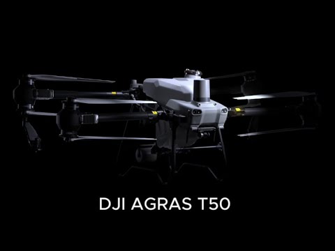Сельскохозяйственный дрон, DJI, Agras T50, видео 1