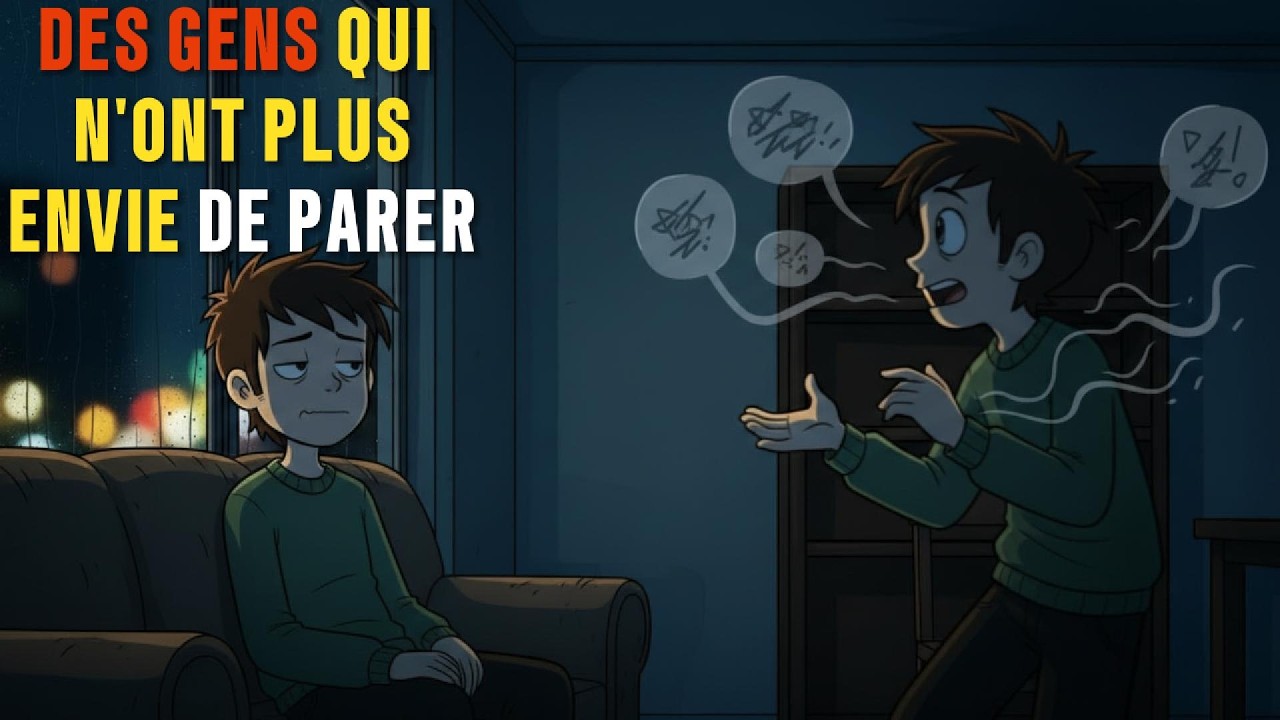 LA PSYCHOLOGIE DE GENS QUI N'ONT PLUS ENVIE DE PARLER
