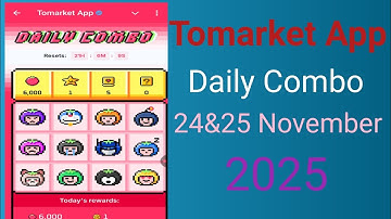 TOMARKET New Update Today |  24&25 Tomarket Combo Today | New Update To Market |