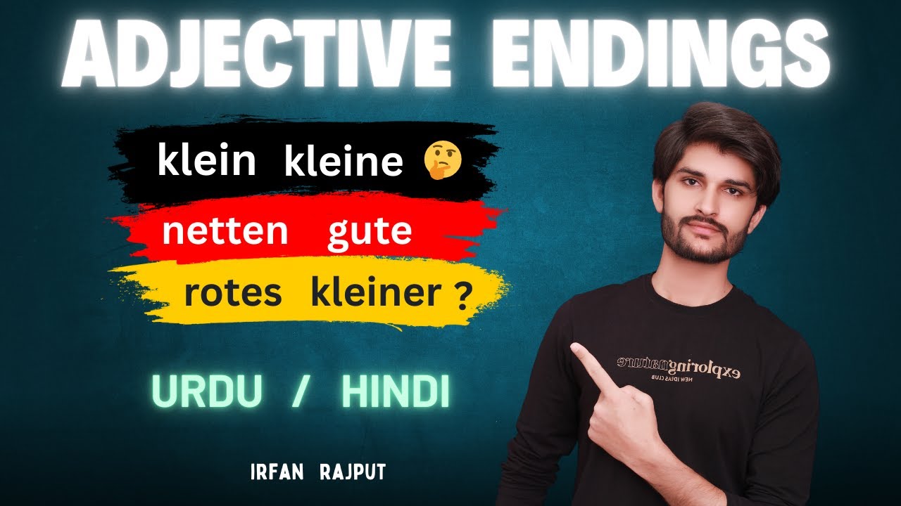 German Adjective Endings | Adjektivdeklination im Nominativ & Akkasativ ...
