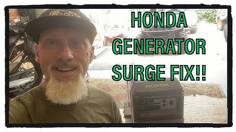 Honda EU3000is Generator Surging?  Here
