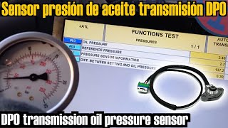 DPO automatic gearbox oil pressure sensor