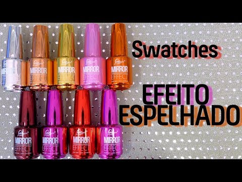 Vídeo: Os Novos Esmaltes Com Efeito Cromado