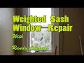 Weighted Sash Window Repair