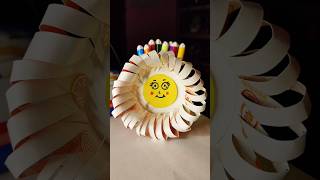 Flower Pen Stand🌺 #shorts #trending #viral #papercraft #diy #aesthetic #viralshorts #handmade #craft