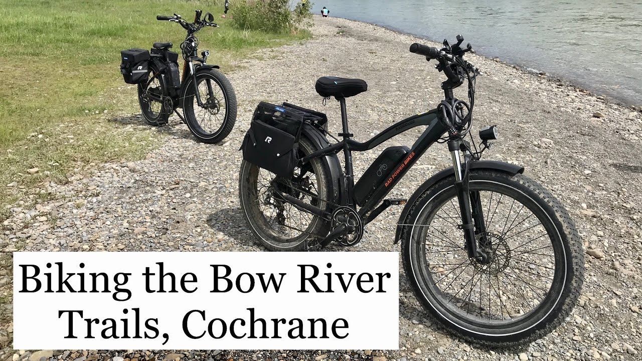 Biking the Bow River Trails Cochrane, Alberta  (Andy Commons in Canada 🇨🇦)