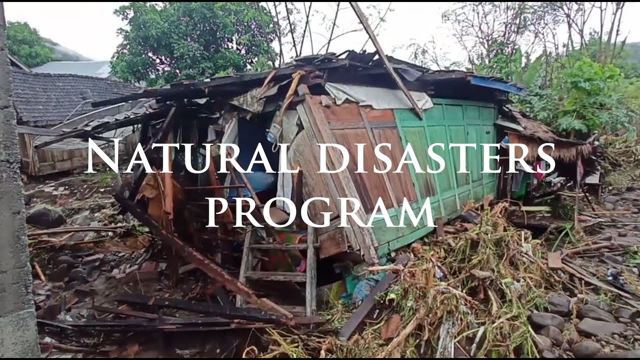 Natural disasters Program - Programa de desastres naturales - YouTube