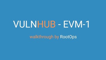 Vulnhub EVM: 1