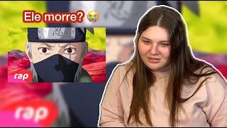 MINHA NAMORADA REAGINDO AO RAP DO KAKASHI - AQUELE QUE COPIA OS 1.000 JUTSUS | NERD HITS 7 MINUTOZ