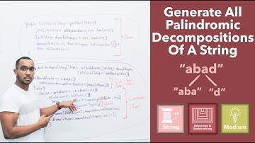 Generate All Palindromic Decompositions Of A String ("Palindrome Partitioning" on Leetcode)