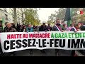 Thousands march in Europe to call for Gaza ceasefire