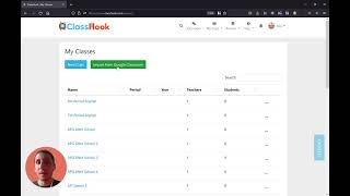 ClassHook Tutorial - Rostering Students and Classes