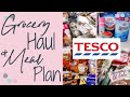 TESCO GROCERY SHOPPING HAUL & MEAL PLAN FOR BIG FAMILY | SUPERMARKET COMPARISON | MUMMY OF FOUR UK