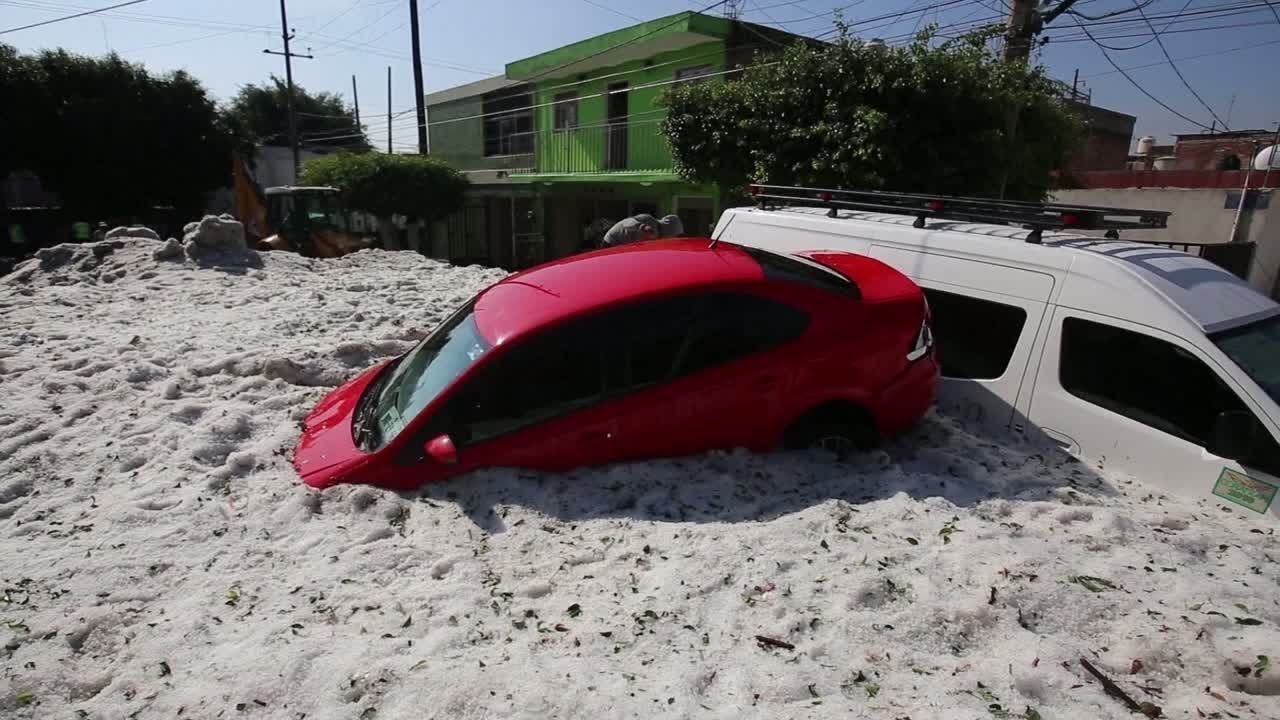 Massive Hail storm in North Texas, USA 2020 - YouTube