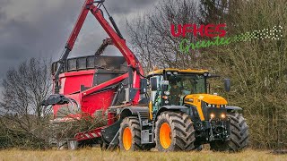 Ufkes Greentec 962 VC 25 | JCB Fastrac 4220 | Lohnunternehmen MaBi Dägeling | Holzhäcksler