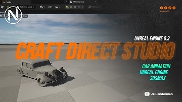 Craft Director Studio in Unreal Engine 5. Car Animation 3dsMax. Install Craft Director Studio