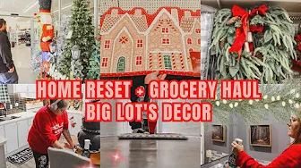 COZY HOME RESET GROCERY HAUL AND CHRISTMAS DECOR SHOP WITH ME CLEAN WITH ME MOTIVATION KIMI COPE