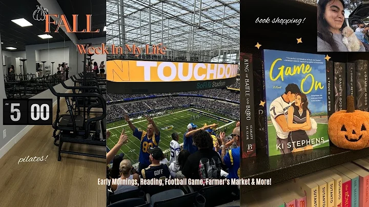 Cozy *Autumn* Days! 📖🍎🏈 5AM Mornings, Farmer's Market, Football Game, & Reading!