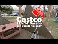 Costco Gazebo Roof 1 Person Setup