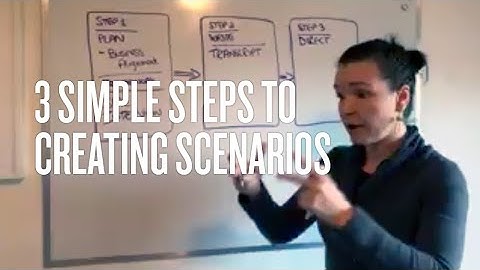 3 Simple Steps To Creating Scenarios