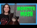 Monster Mash Guitar Lesson - Easier 4 Chord Song!