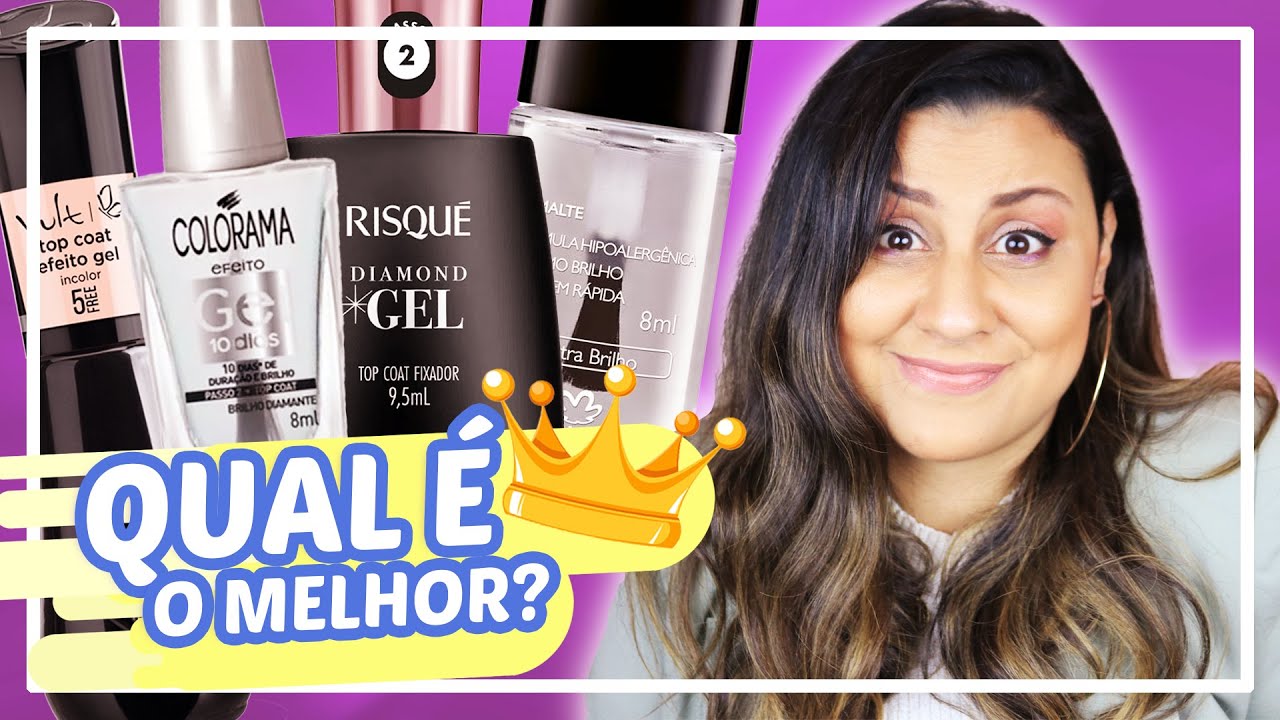 BATALHA de TOP COAT EFEITO GEL - RESENHA COMPLETA - Vício de Menina