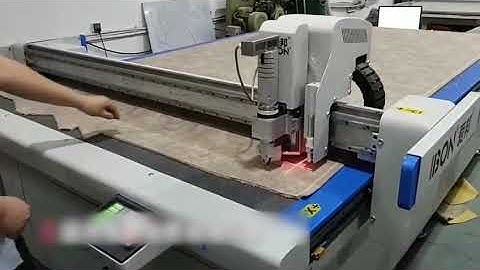 iBon CNC machine cut carpet floor from the roll