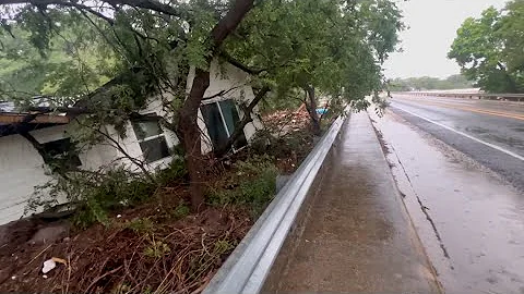 Deadly Texas Flood: House seen floating down river | Raw Video