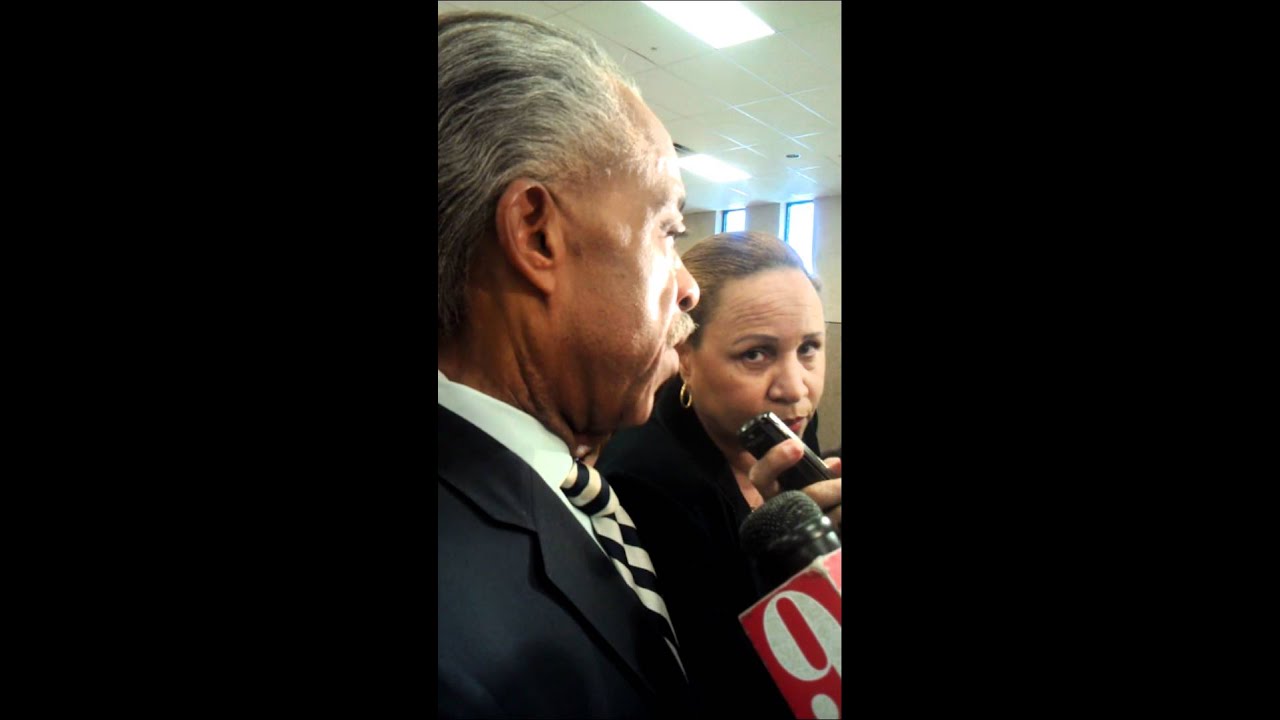 Al Sharpton Press Conference at Eatonville.