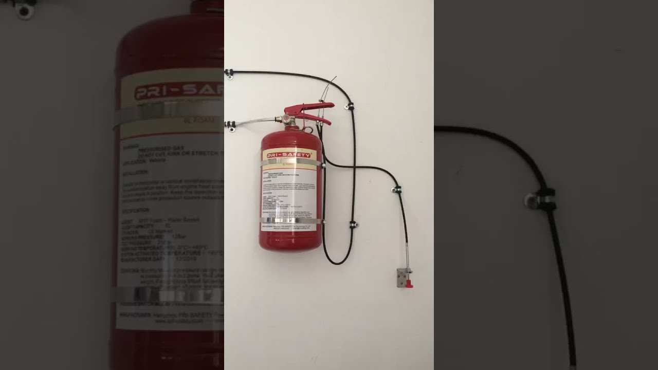 Racing Car Fire Extinguisher Made by PRI-SAFETY