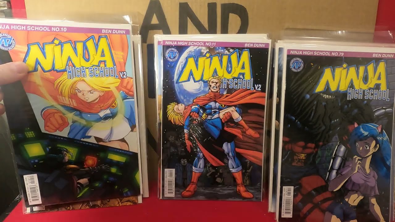 Ben Dunn's Ninja High School comic books Manga Anthropomorphic Furries and more