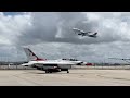 Thunderbird 8 arrival at fll for the 2024 fort lauderdale air show