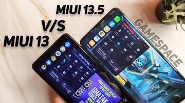 MIUI 13 v/s MIUI 13.5 GAME SPACE SIDE BY SIDE COMPARISON - Visual Changes !!