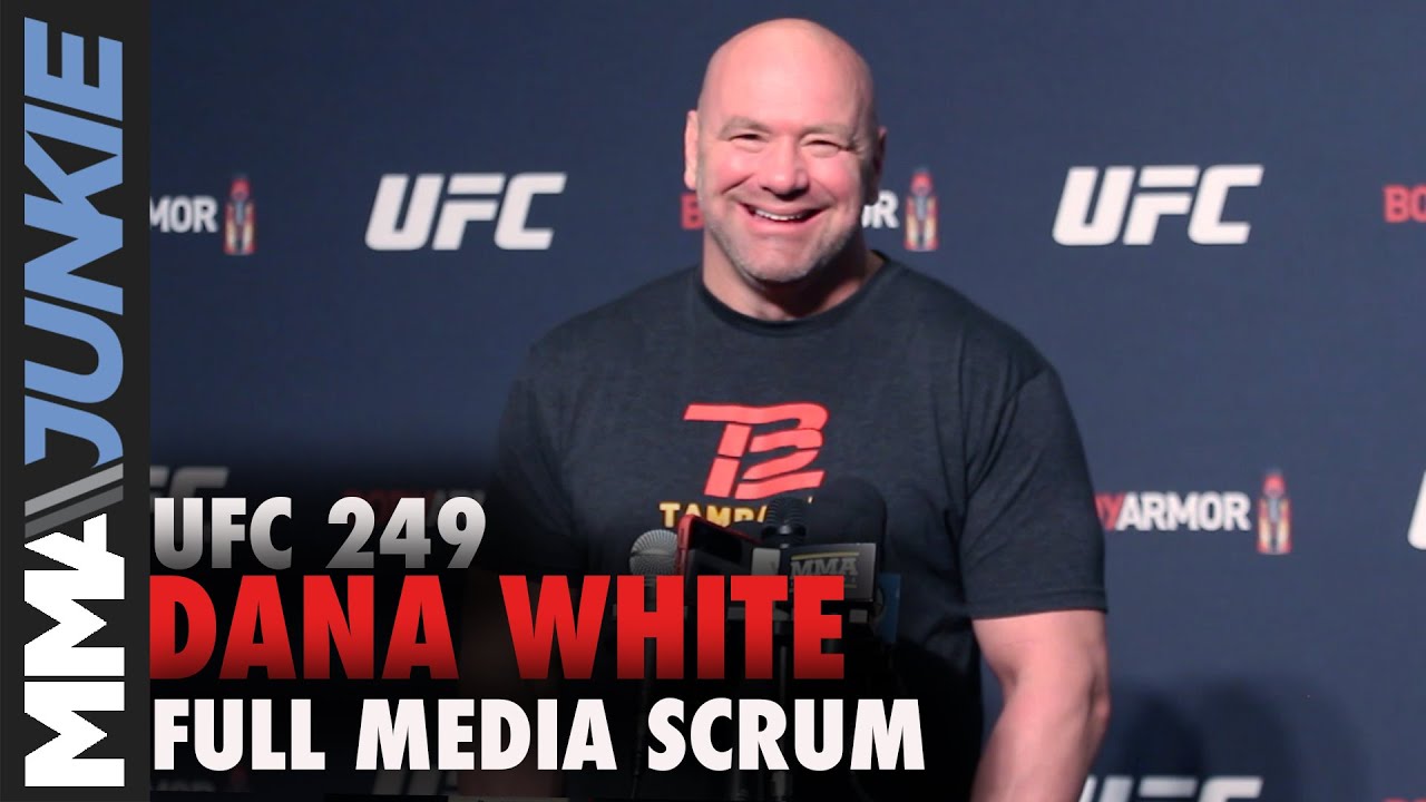 UFC 249: Dana White full pre-fight media scrum