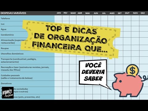 5 TOP DICAS DE ORGANIZAÇÃO FINANCEIRA – ft. Bolsa Blindada | Organize sem Frescuras!