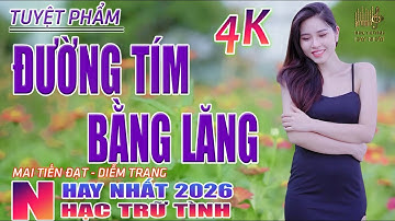 Đường Tím Bằng Lăng, Chiều Sân Ga🛑 Nhạc Trữ Tình Hay Nhất 2026 - Lk Bolero Nhạc Vàng Xưa Bất Hủ